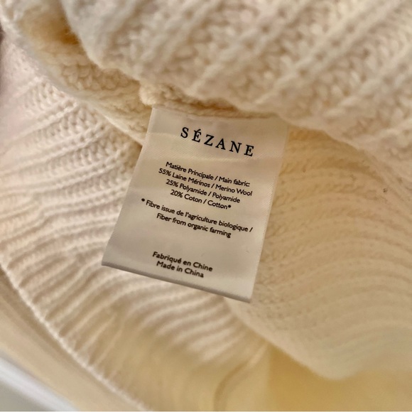 Sézane Manon Jumper in Ecru - Picture 6 of 8